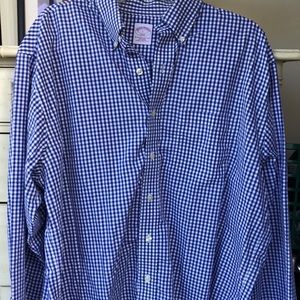 Blue/White chk. Brooks Brothers men’shirt L